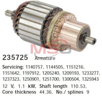 A_Якорь FORD Ecotec/Ecoboost \'\'1.8-2.0 CARGO 235725