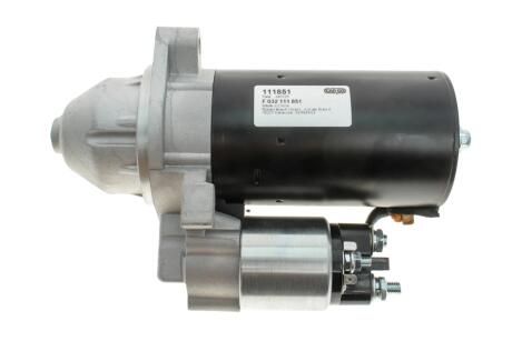 Стартер (12В, 2кВт, новий із заставою) MERCEDES C (CL203), C T-MODEL (S202), C T-MODEL (S203), C (W202), C (W203), CLK (C209), E (A124), E (C124), E T-MODEL (S124), E T-MODEL (S210) 2.0D-3.6 03.89- CARGO F 032 111 851