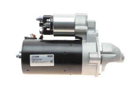 Стартер (12В, 2,2кВт, новий із заставою) BMW 3 (E30), 3 (E36), 3 (E46), 5 (E34), 5 (E39), 5 (E60), 5 (E61), 7 (E38), 7 (E65, E66, E67), X3 (E83), X5 (E53) 2.4D/2.5D/3.0D 09.87-08.12 CARGO F 032 113 446