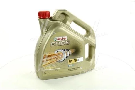 Масло ДВС 5W-30 Castrol EDGE C3 API SN/CF, ACEA C3, GM dexos2, 4л, синт. CASTROL 1552FF
