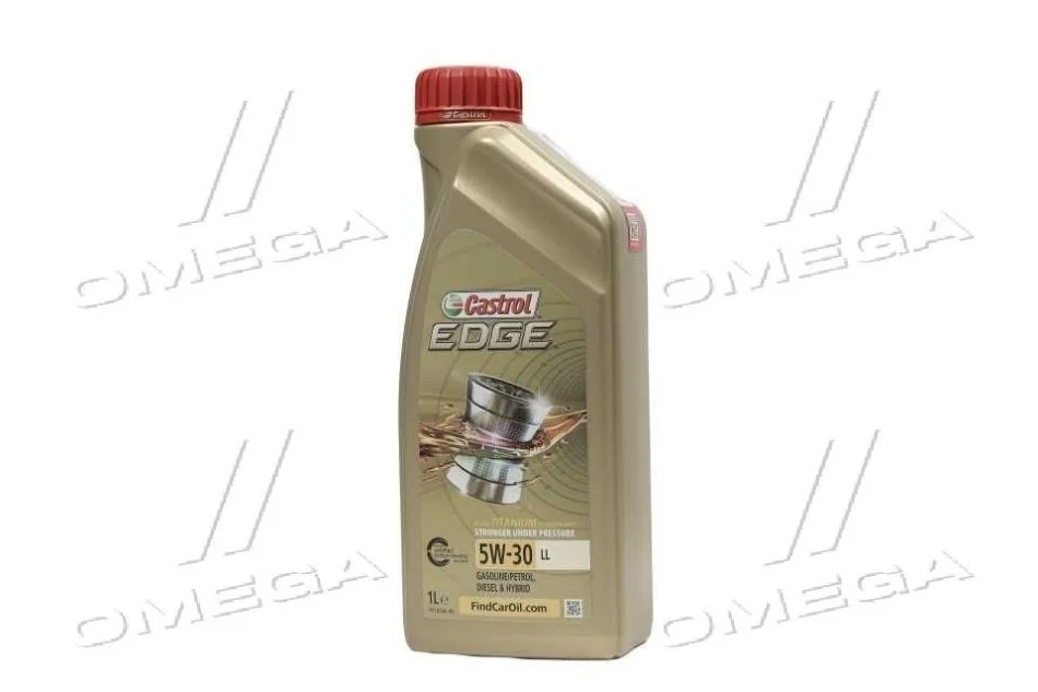 Масло ДВС 5W-30 Castrol EDGE LL ACEA C3, VW 504 00/507 00, 1л, синт. CASTROL 15665F (фото 1)