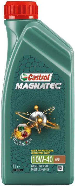 Масло ДВС 10W-40 Castrol MAGNATEC API SN, ACEA A/B, VW 501 01/505 00, 1л, п/синт. CASTROL 15F097 (фото 1)