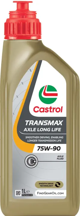 Олива трансмісійна TRANSMAX AXLE LONGLIFE 75W-90 1 л CASTROL 15F148 (фото 1)