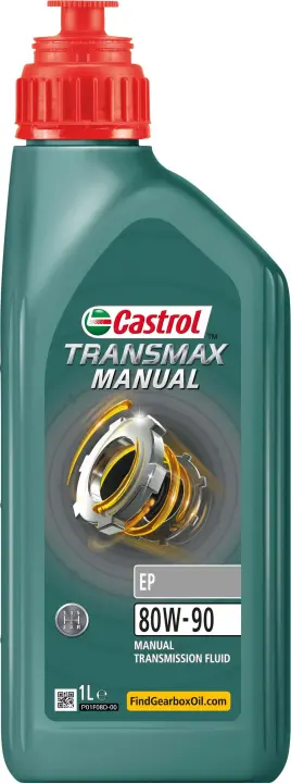 Олива трансміс. 80W-90 Castrol TRANSMAX MANUAL EP, GL-4, 1л, мін. CASTROL 15F1F3 (фото 1)
