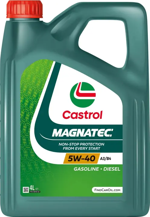 Олія ДВЗ 5W-40 Castrol MAGNATEC API SN/CF, ACEA A3/B4, 4л, синт. CASTROL 15F64A (фото 1)