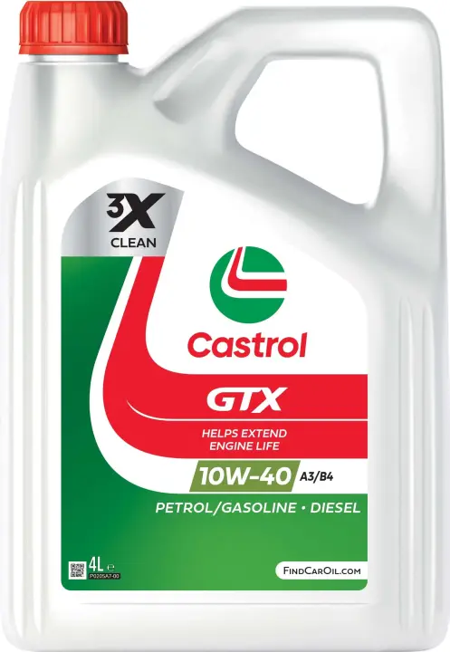 Олива моторна 10W-40 Castrol GTX ULTRACLEAN API SP, ACEA A3/B4, RN 0700/RN 0710, 4л, н/синт. CASTROL 15F8FD (фото 1)