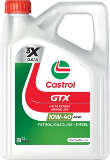 Олива моторна 10W-40 Castrol GTX ULTRACLEAN API SP, ACEA A3/B4, RN 0700/RN 0710, 4л, н/синт. CASTROL 15F8FD