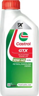 Моторна олива GTX 10W-40 А3/В4 1 л CASTROL 15F8FE
