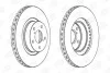 Диск тормозной передний (кратно 2) Subaru Legacy CHAMPION 561667CH (фото 1)
