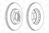 Диск тормозной передний (кратно 2) Ford Galaxy (95-)/VW Sharan (95-) CHAMPION 562043CH (фото 1)