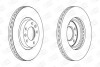 Диск тормозной передний (кратно 2) Peugeot 407 (04-11), 508 (10-18) CHAMPION 562126CH (фото 1)