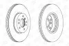 Диск тормозной передний (кртано 2) BMW X3 (E83), X5 (E53) CHAMPION 562134CH1 (фото 1)