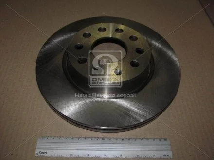 Диск гальмівний передній (кратно 2) Skoda Octavia II/VW Golf VI (08-12) CHAMPION 562237CH