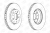 Гальмівний диск перед. S60/S70/S80/V70/XC70 (98-10) компл. 2шт CHAMPION 562244CH (фото 1)