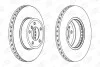 Диск гальмівний передній Bmw 5 (E60) (01-10), 5 Touring (E61) (04-10) (562397CH-1) CHAMPION 562397CH1 (фото 1)