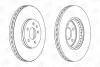 Диск тормозной передний (кртано 2) Audi A4 (B8), Q5 (08-11) CHAMPION 562511CH (фото 1)