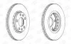 Диск гальмівний передній (кртано 2) Renault Duster (11-), Fluence (10-), Megane (III,IV) CHAMPION 562529CH (фото 1)