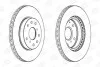 Диск тормозной передний (кратно 2) Fiat Sedici (06-14)/Suzuki SX4 (06-), Vitara (LY) (15-) CHAMPION 562534CH (фото 1)