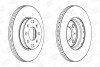 Диск тормозной передний (кратно 2) Hyundai Accent III Saloon (MC) (05-12), Accent IV (RB) (10-) CHAMPION 562554CH (фото 1)