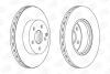 Диск тормозной передний (кртано 2) MB C-Class (W204), E-Class (W212) CHAMPION 562627CH (фото 1)