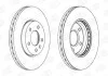 Диск тормозной передний (кратно 2) Chevrolet Cruze (J300) (09-) / Opel Astra J (P10) (09-15) CHAMPION 562631CH (фото 1)