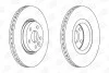 Диск тормозной передний (кратно 2) Volvo S80 (06-), V70 (06-), XC70 (07-) (562643CH-1) CHAMPION 562643CH1 (фото 1)