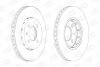 Гальмівний диск перед. Seat Mii/Skoda Citigo 11-19 компл. 2шт CHAMPION 562727CH (фото 1)