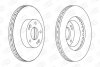 Диск гальмівний передній (кртано 2) Hyundai Sonata V, Tucson (04-10)/ Kia Sportage (II,III) CHAMPION 562755CH (фото 1)