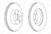 Диск гальмівний передній (кртано 2) Hyundai Sonata V, Tucson (04-10)/ Kia Sportage (II,III) CHAMPION 562755CH (фото 2)
