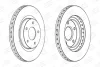 Диск гальмівний передній (кратно 2) Jeep Compass (06-), Patriot (07-17)/ Mitsubishi ASX (09-) CHAMPION 562790CH (фото 2)