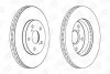 Диск тормозной передний (кратно 2) Toyota Camry CHAMPION 563047CH (фото 1)