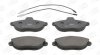 Колодки тормозные дисковые передние Citroen Jumpy I/ Fiat Scudo (96-06) (571843C CHAMPION 571843CH (фото 2)