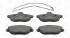 Колодки тормозные дисковые передние Citroen Jumpy I/ Fiat Scudo (96-06) (571843C CHAMPION 571843CH (фото 2)
