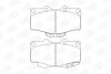 Колодки тормозные дисковые передние Toyota Land Cruiser (J7,J8,J9), 4 Runner (II CHAMPION 572140CH (фото 1)