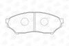 Колодки тормозные дисковые передние MITSUBISHI PAJERO JUNIOR I (H57A) 95-98 CHAMPION 572499CH (фото 1)