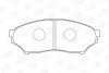 Колодки тормозные дисковые передние MITSUBISHI PAJERO JUNIOR I (H57A) 95-98 CHAMPION 572499CH (фото 1)