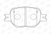 Колодки тормозные дисковые передние TOYOTA CALDINA Estate (_T24_) 02-07, CELICA Coupe (_T23_) 99-06 CHAMPION 572517CH (фото 1)