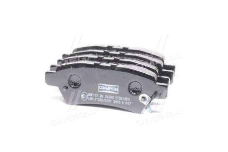 Колодки тормозные дисковые задние Nissan Navara (05-), Pathfinder III CHAMPION 572610CH