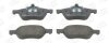 Колодки тормозные дисковые передние Renault Laguna (II,III), Twingo II (CHAMPION 573016CH (фото 2)