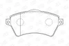 Колодки гальмівні дискові передні Nissan Navara (15-)/ Land Rover Freelander I CHAMPION 573102CH (фото 2)