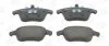 Колодки тормозные дисковые передние Citroen C4 Picasso (07-13), C4 II/ Peugeot 5 CHAMPION 573193CH (фото 2)