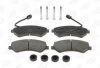 Колодки тормозные дисковые передние (с болтами и датчиками) Citroen Jumper II/ F CHAMPION 573261CH (фото 2)