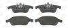 Колодки тормозные дисковые передние Renault Megane III, Scenic III, Fluence (12- CHAMPION 573316CH (фото 2)