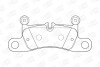 Колодки тормозные дисковые задние PORSCHE CAYENNE CHAMPION 573395CH (фото 1)