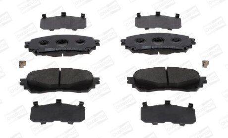 Колодки тормозные дисковые передние Mazda 6 (13-) CHAMPION 573444CH