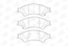 Колодки тормозные дисковые передние FORD RANGER (TKE) 11- CHAMPION 573449CH (фото 1)