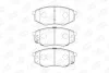 Колодки тормозные дисковые передние HYUNDAI ix20 (JC) 10-, SONATA VI (YF) 09-15|KIA SOUL I (AM) 09-14 CHAMPION 573454CH (фото 1)