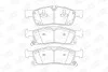 Колодки тормозные дисковые передние JEEP GRAND CHEROKEE IV (WK, WK2) CHAMPION 573459CH (фото 1)