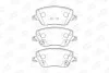 Колодки тормозные дисковые передние Fiat Tipo, Tipo SW/ Linea (15-) CHAMPION 573626CH (фото 1)