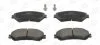 Колодки тормозные дисковые передние Renault Espace V, Megane IV, Scenic IV (5736 CHAMPION 573673CH (фото 2)